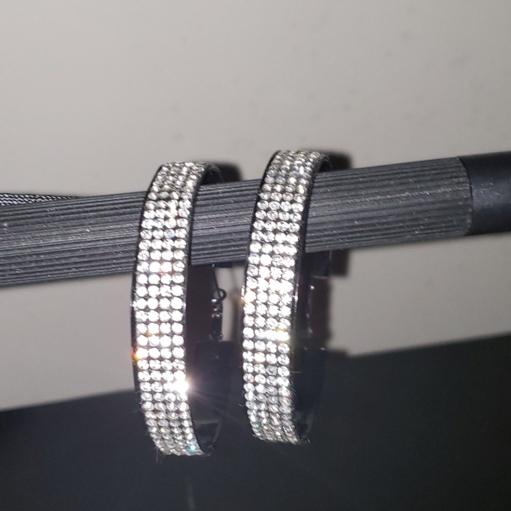 Sparkle Hoop Earrings